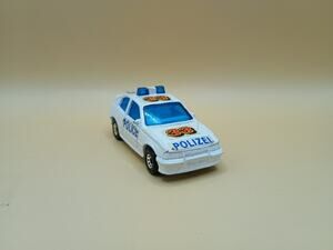 Opel Kadett GSi White Police Car Vauxhall Astra GTE Matchbox Rare Vintage Used